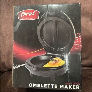 Parini Non-Stick Omelette Maker - Black